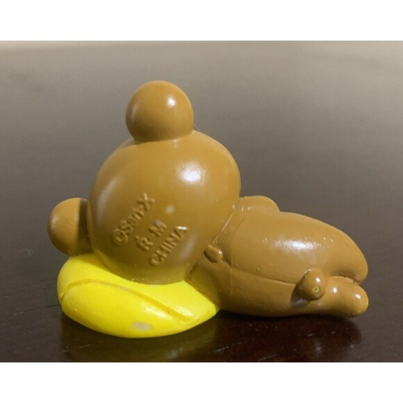 Rilakkuma Miniature Toy Figure Laying Down 2 inches - Picture 3 of 3